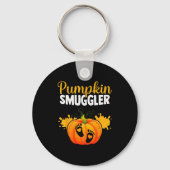 Pumpkin Smuggler Funny Expecting Parents Pregnancy Sleutelhanger (Voorkant)