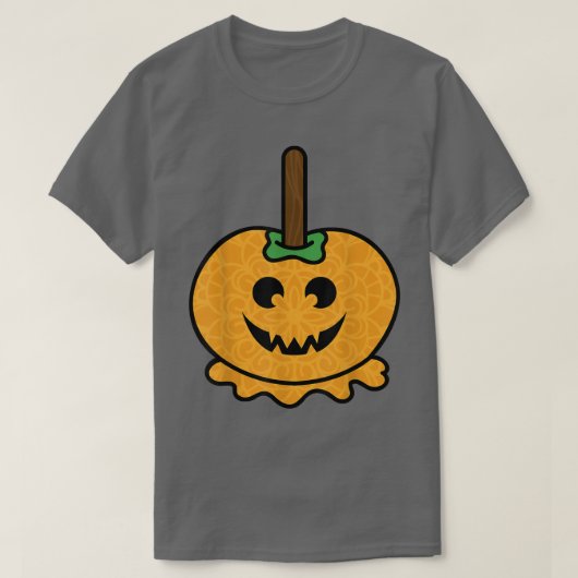 Pumpkin Snoep Apple Jack O Lantern Halloween T-shirt (Design voorkant)
