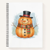 Pumpkin snowman notitieboek (Voorkant)