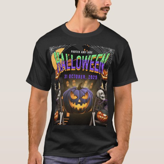 🎃 "Pumpkin Souls: The Manifestation Key" 💀 T-shirt (Voorkant)