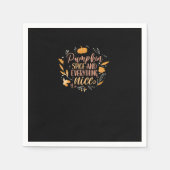 Pumpkin-specerij en alle mooie Herfsten op Bac Servet (Voorkant)