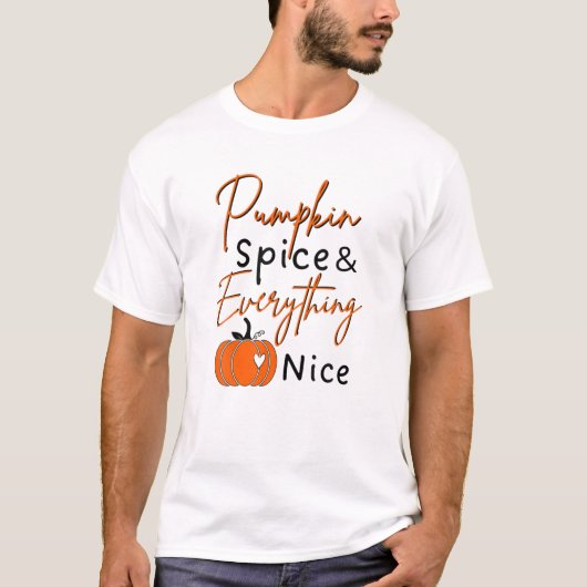 Pumpkin-specerij en alle mooie Thanksgivingen T-shirt (Voorkant)