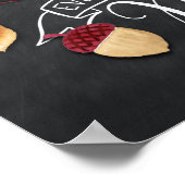 Pumpkin-specerij en alles-in-Herfst-wanddecor Poster (Hoek)