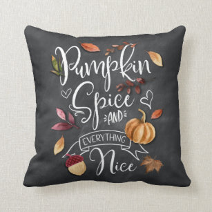 Pumpkin-specerij en alles-Nice-Herfst Kussen
