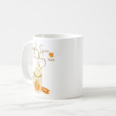 Pumpkin-specerij en alles-Nice koffie-latte Koffiemok (Voorkant links)