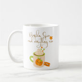 Pumpkin-specerij en alles-Nice koffie-latte Koffiemok (Links)