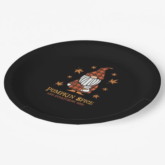 Pumpkin-specerij en alles wat een mooie Herfst is  Papieren Bordje (Gekanteld)