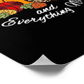 Pumpkin-specerij en alles wat een mooie Herfst is, Poster (Hoek)