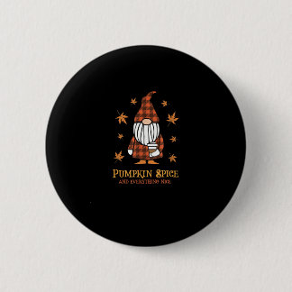 Pumpkin-specerij en alles wat een mooie Herfst is Ronde Button 5,7 Cm