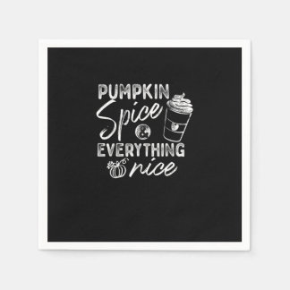 Pumpkin-specerij en alles wat een mooie Herfst kof Servet