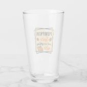 Pumpkin-specerij en alles wat goed is glas (Achterkant)