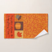Pumpkin-specerij en alles wat goed is handdoek (Handdoek)