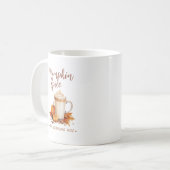 Pumpkin-specerij en alles wat goed is koffiemok (Voorkant links)