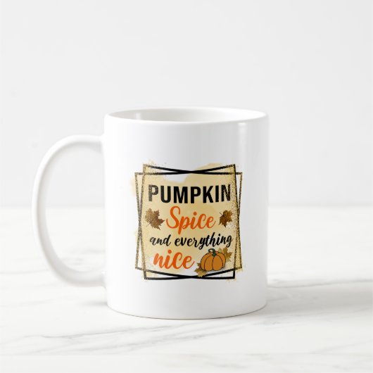 Pumpkin-specerij en alles wat goed is koffiemok (Links)