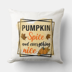 Pumpkin-specerij en alles wat goed is kussen