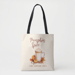 Pumpkin-specerij en alles wat goed is tote bag