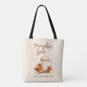 Pumpkin-specerij en alles wat goed is tote bag (Achterkant)