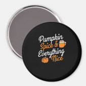 Pumpkin-specerij en alles wat leuk is om creatief magneet (Voorkant / Achterkant)