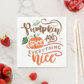 Pumpkin-specerij en alles wat mooi Herfst is Servet (Insitu)