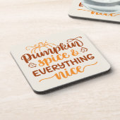 Pumpkin-specerij en alles wat mooi is bier onderzetter (Linkerzijde)