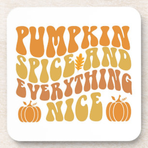 Pumpkin-specerij en alles wat mooi is bier onderzetter