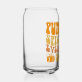 Pumpkin-specerij en alles wat mooi is blikvorm glas (Rechts)