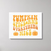 Pumpkin-specerij en alles wat mooi is canvas afdruk (Voorkant)