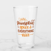 Pumpkin-specerij en alles wat mooi is glas (Voorkant)