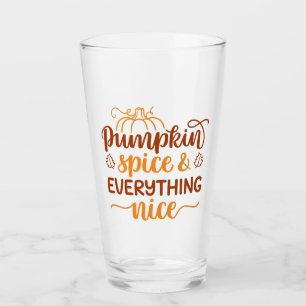 Pumpkin-specerij en alles wat mooi is glas