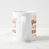 Pumpkin-specerij en alles wat mooi is grote koffiekop (Achterkant)