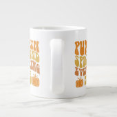 Pumpkin-specerij en alles wat mooi is grote koffiekop (Achterkant)