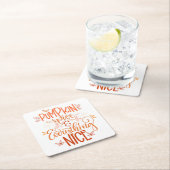 Pumpkin-specerij en alles wat mooi is kartonnen onderzetters (Insitu)