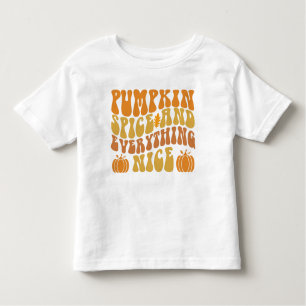 Pumpkin-specerij en alles wat mooi is kinder shirts