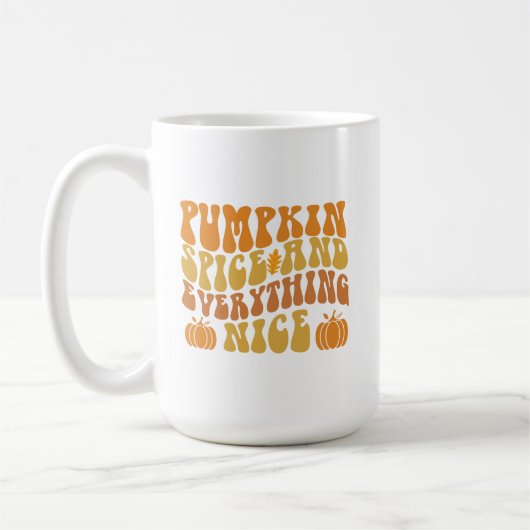 Pumpkin-specerij en alles wat mooi is koffiemok (Links)