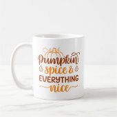 Pumpkin-specerij en alles wat mooi is koffiemok (Links)