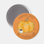 Pumpkin-specerij en alles wat mooi is magneet (Voorkant / Achterkant)