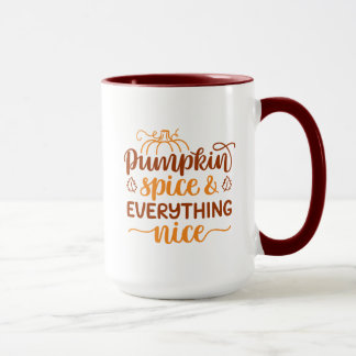 Pumpkin-specerij en alles wat mooi is mok