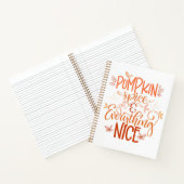 Pumpkin-specerij en alles wat mooi is notitieboek (Binnen)