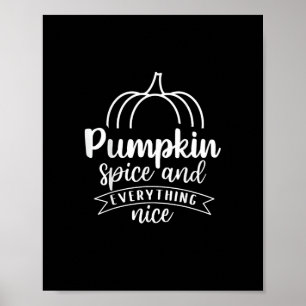 Pumpkin-specerij en alles wat mooi is poster