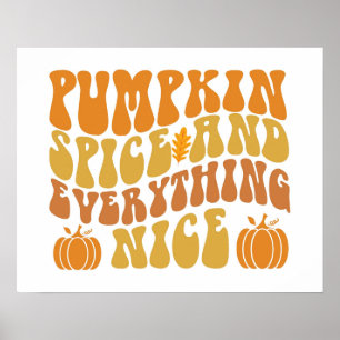 Pumpkin-specerij en alles wat mooi is poster