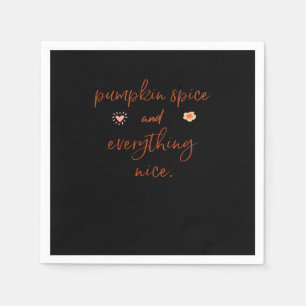 Pumpkin-specerij en alles wat mooi is servet