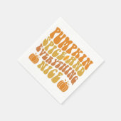 Pumpkin-specerij en alles wat mooi is servet (Hoek)