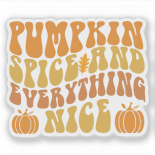 Pumpkin-specerij en alles wat mooi is sticker
