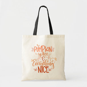 Pumpkin-specerij en alles wat mooi is tote bag