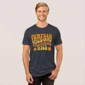 Pumpkin-specerij en alles wat mooi is Tri-Blend shirt (Voorkant volledig)