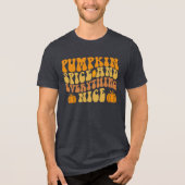 Pumpkin-specerij en alles wat mooi is Tri-Blend shirt (Voorkant)