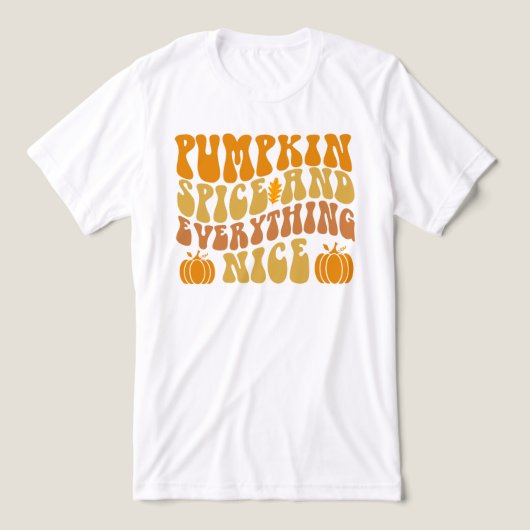 Pumpkin-specerij en alles wat mooi is Tri-Blend shirt (Design voorkant)