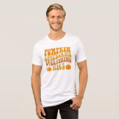 Pumpkin-specerij en alles wat mooi is Tri-Blend shirt (Voorkant volledig)