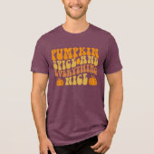 Pumpkin-specerij en alles wat mooi is Tri-Blend shirt (Voorkant)