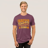 Pumpkin-specerij en alles wat mooi is Tri-Blend shirt (Voorkant volledig)